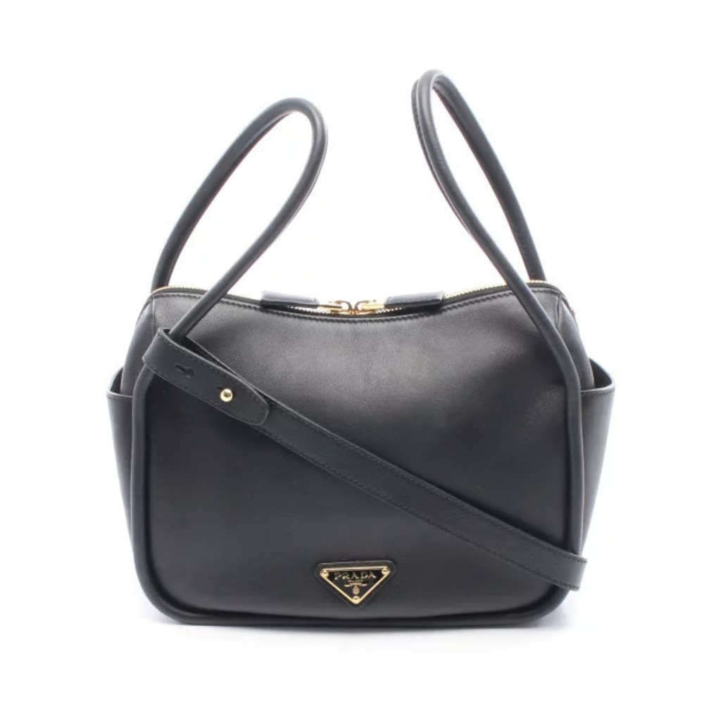 Prada Darling Shoulder Bag Leather Black